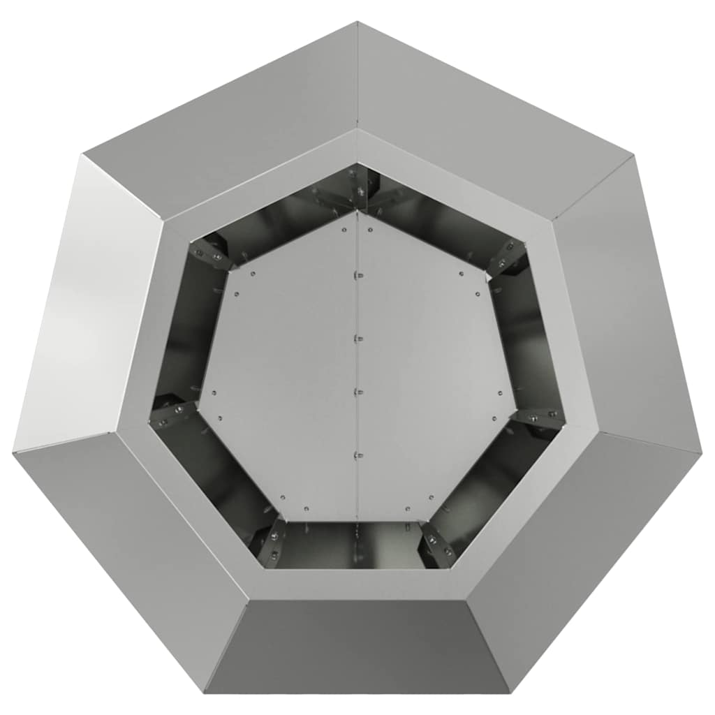 Lovelis 2 pcs Sidabro 50 x 50 x 40 cm Cinkuota plienas