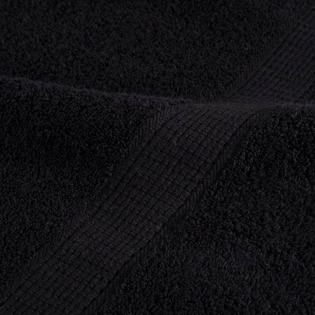 Svečių Rankšluostis SOLUND 50 pcs Juoda 50 x 100 cm 550 gsm