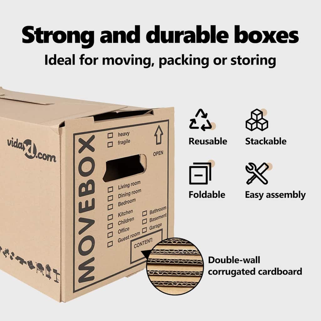 Kraustymo dėžės 20 vnt 59 x 31.5 x 31.5 cm Kartonas