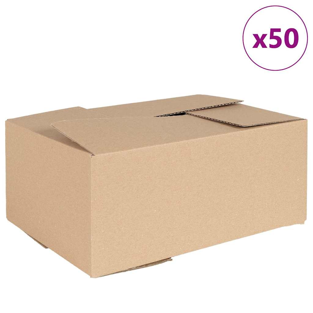 Sulankstoma dėžė 50 pcs Natūrali 35 x 24 x 15 cm Kartonas