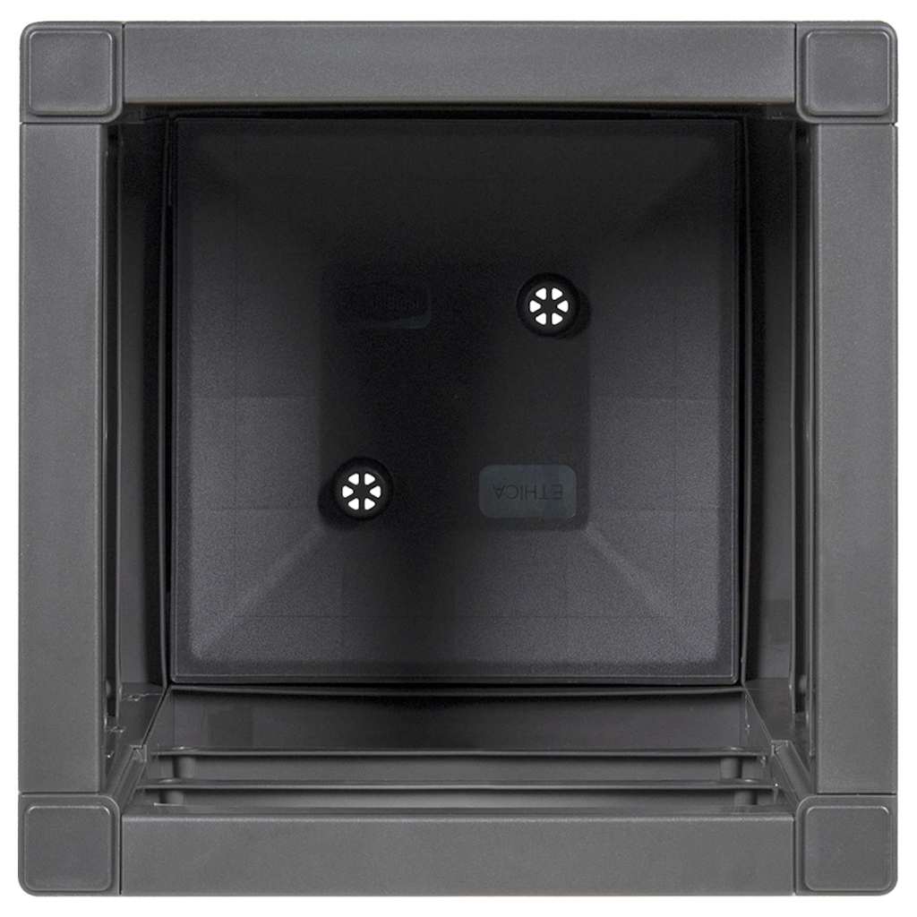 Sodo vazonas Antracitas 36 x 36 x 35 cm Polipropilenas