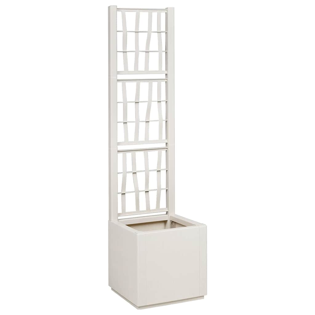 Sodo vazonas Balta 36 x 36 x 140 cm Polipropilenas