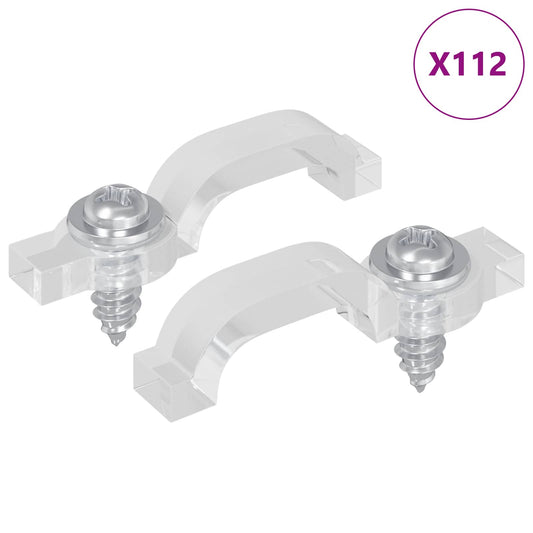 LED Juostos Klipai 2 pcs Skaidrus 2 x 1 x 0.5 cm