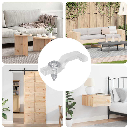 LED Juostos Klipai 12 pcs Skaidrus 2 x 1 x 0.5 cm