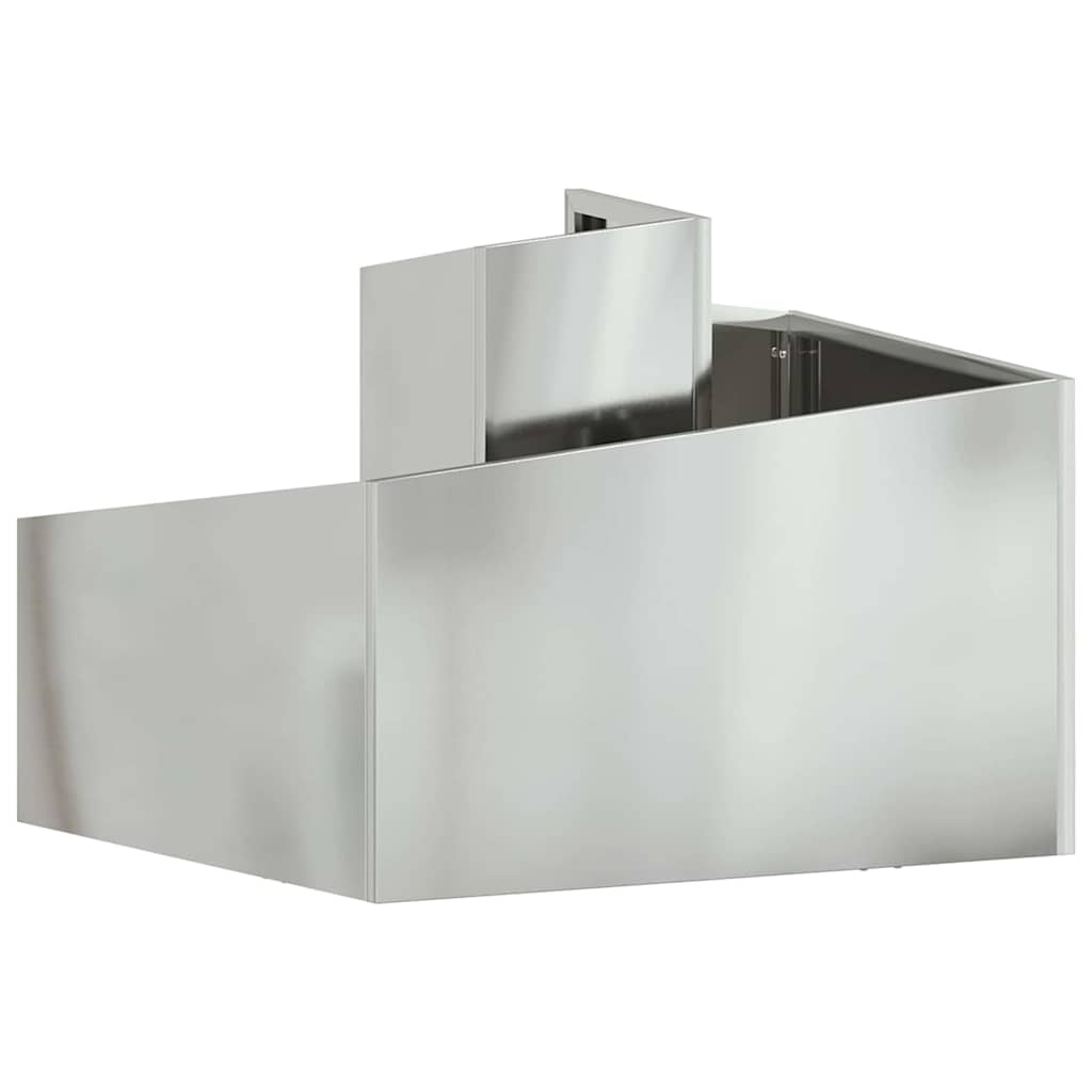 Sodo vazonas Sidabro 60 x 60 x 50 cm Cinkuota plienas