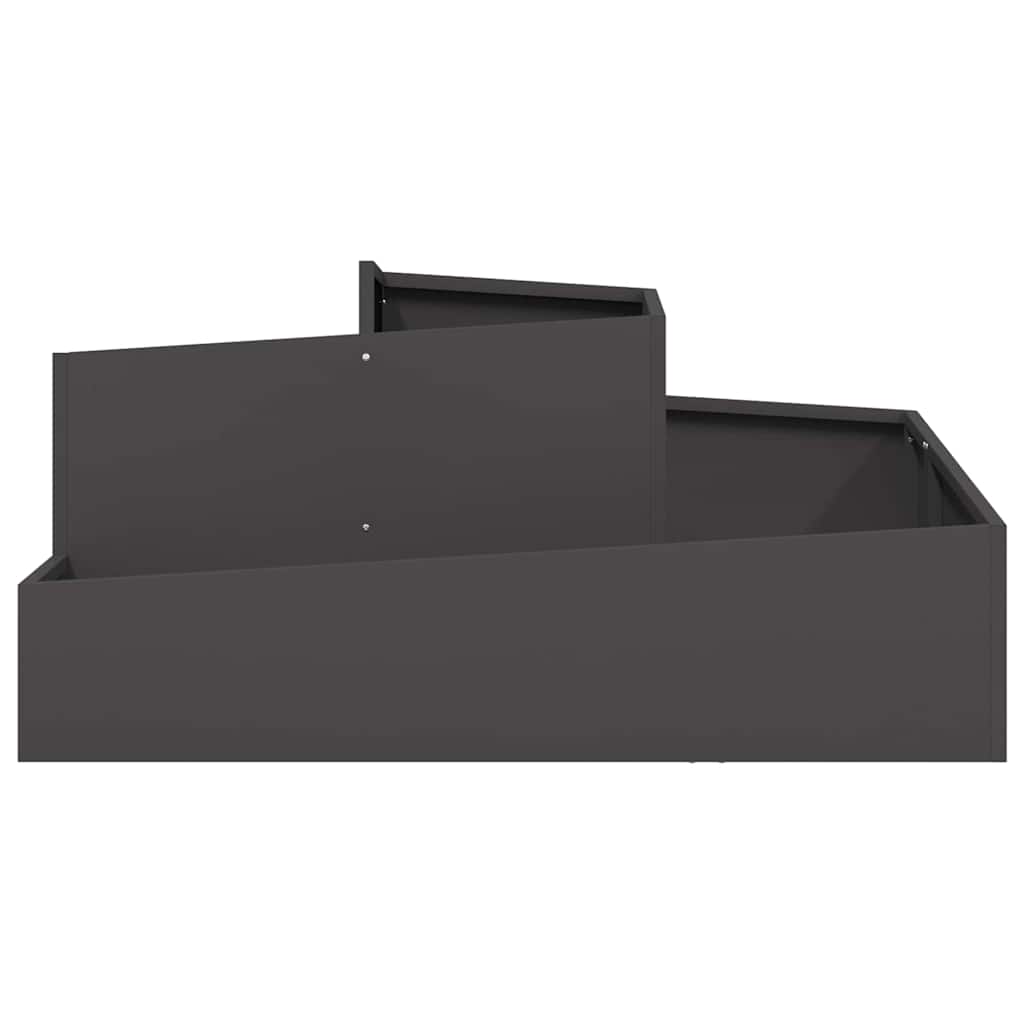 Sodo vazonas Juoda 100 x 100 x 50 cm Šaltai valcuotas plienas