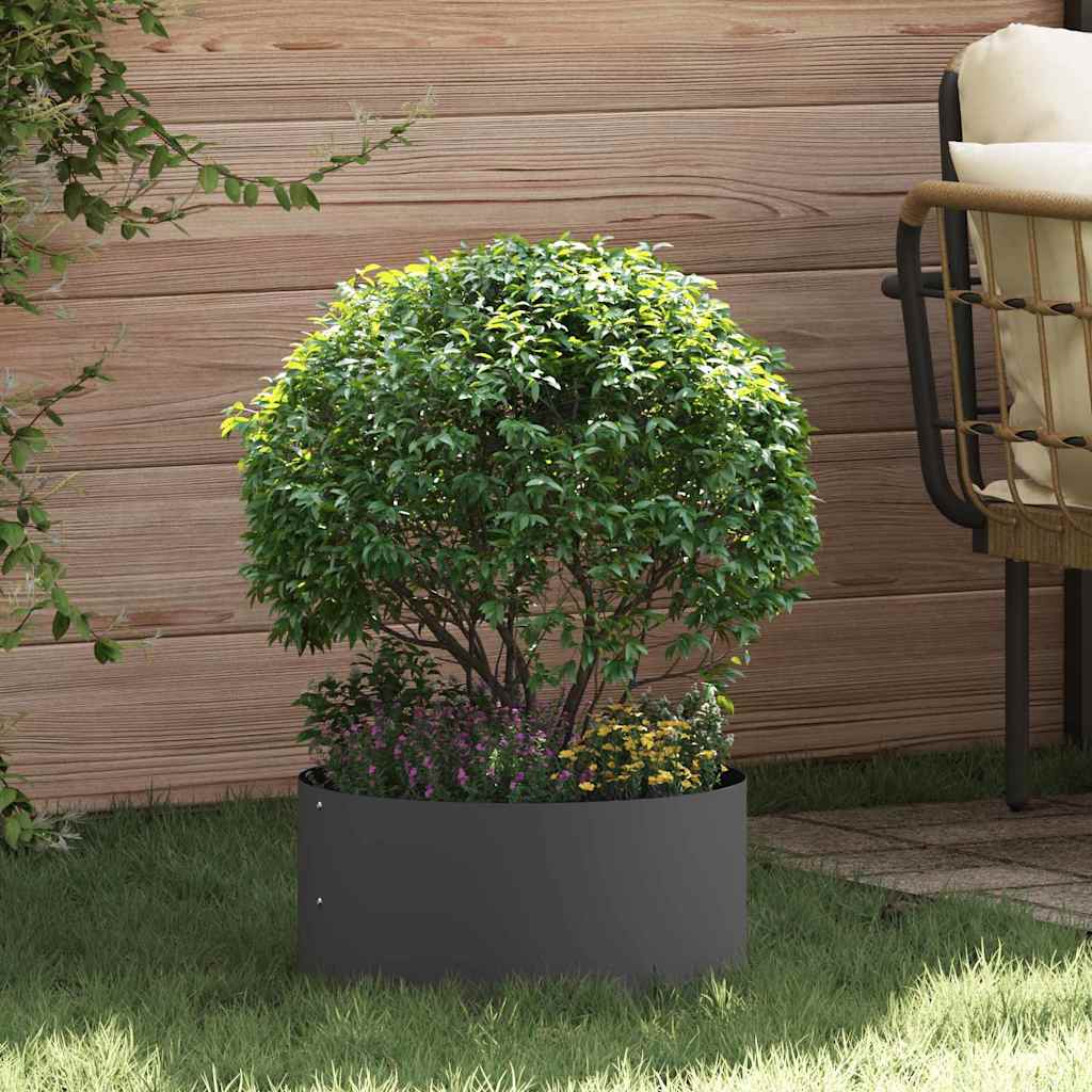 Sodo vazonas Juoda 40 x 40 x 20 cm Šaltai valcuotas plienas