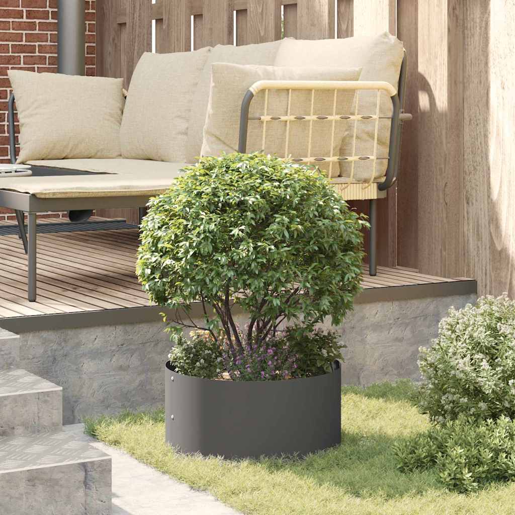 Sodo vazonas Juoda 40 x 40 x 20 cm Šaltai valcuotas plienas