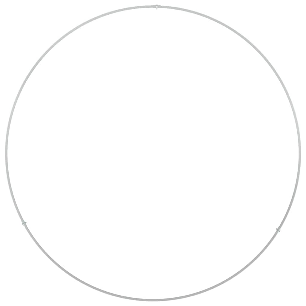Vazonų žiedas Balta 80 x 80 x 20 cm Šaltai valcuotas plienas