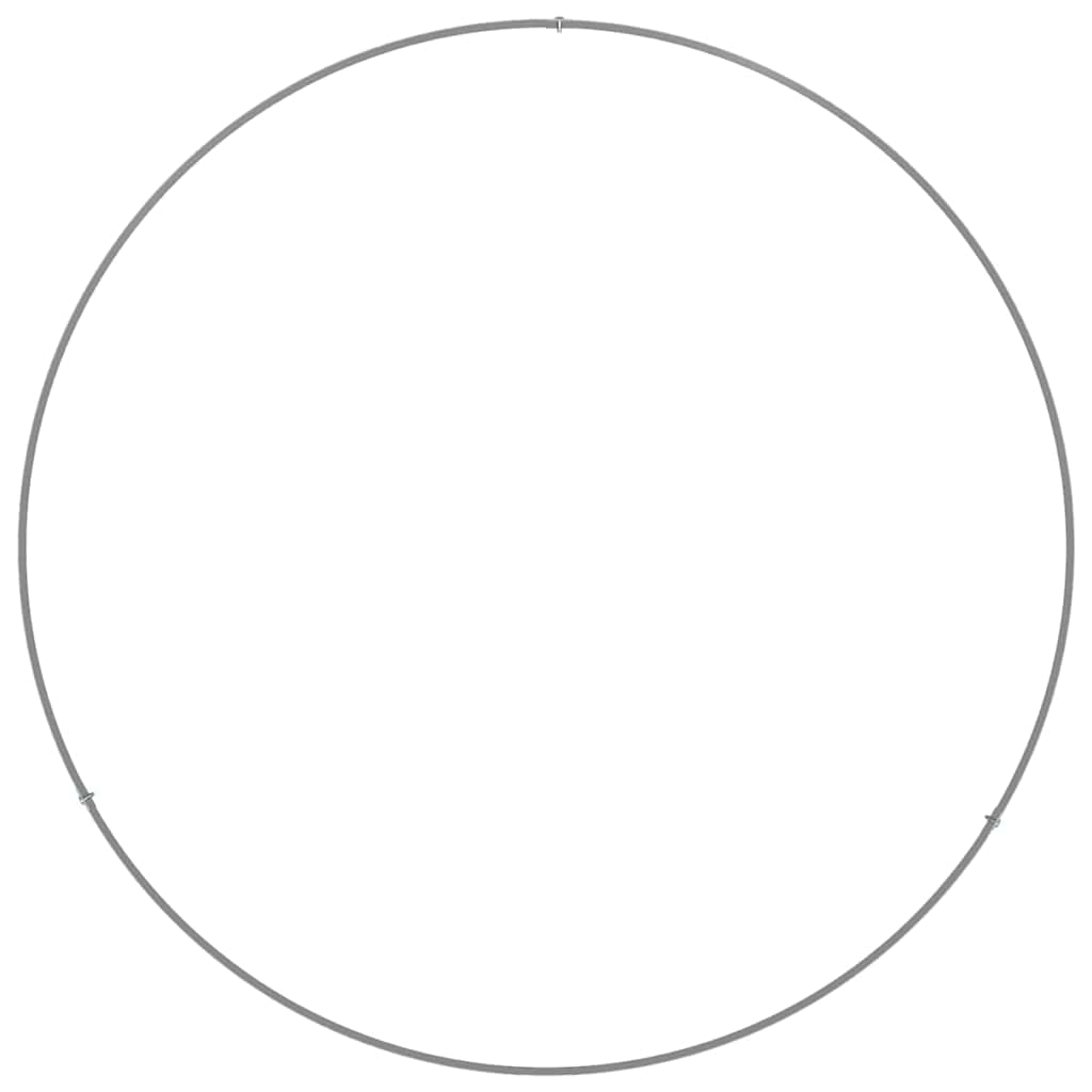 Sodo vazonas 5 pcs Sidabro 80 x 80 x 20 cm Cinkuota plienas