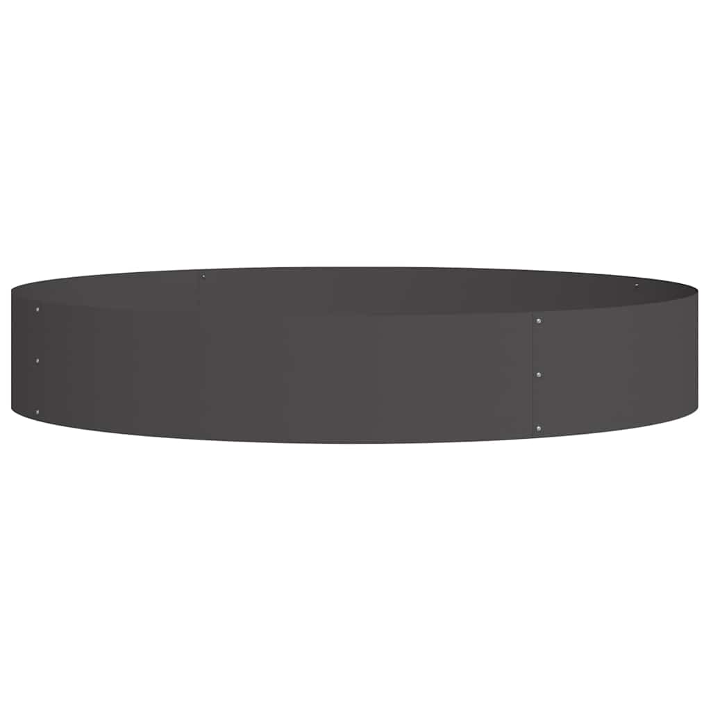 Sodo vazonas Juoda 120 x 120 x 20 cm Šaltai valcuotas plienas