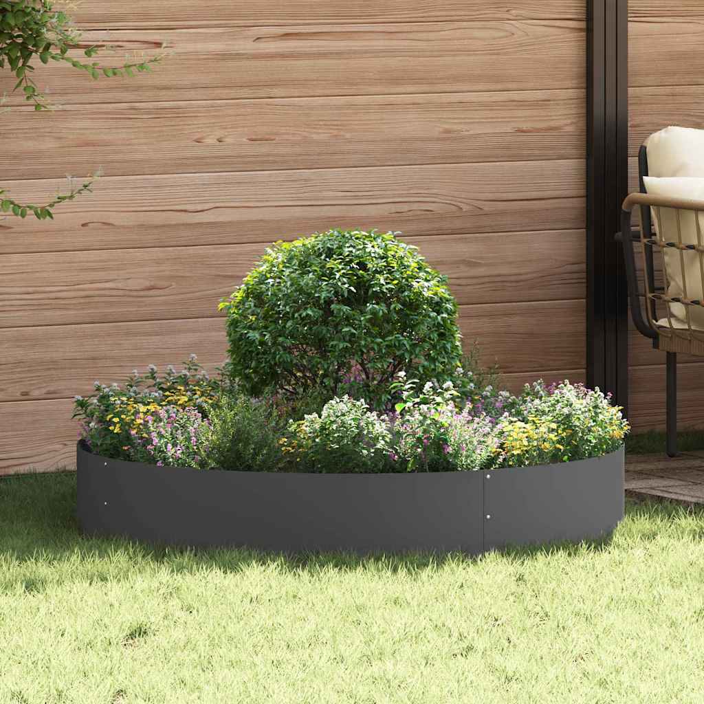 Sodo vazonas 5 pcs Juoda 120 x 120 x 20 cm