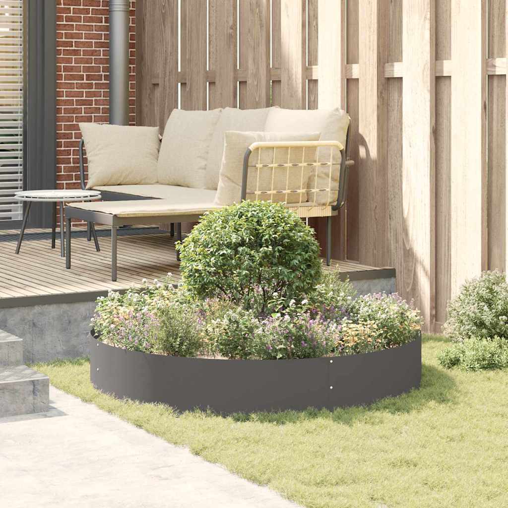 Sodo vazonas 5 pcs Juoda 120 x 120 x 20 cm