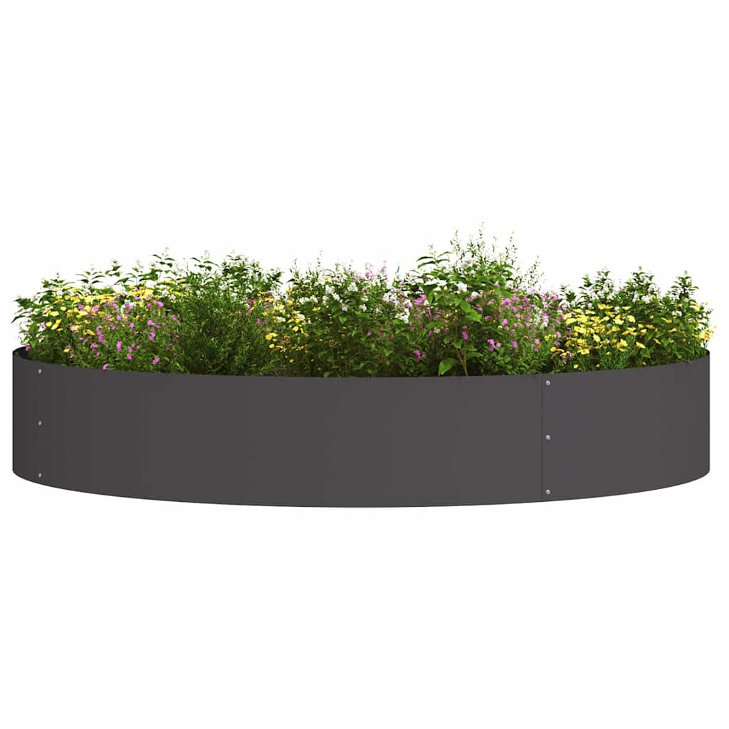 Sodo vazonas 5 pcs Juoda 120 x 120 x 20 cm