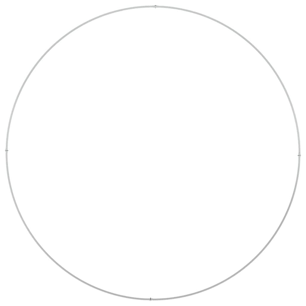 Vazonų žiedas Balta 120 x 120 x 20 cm Šaltai valcuotas plienas