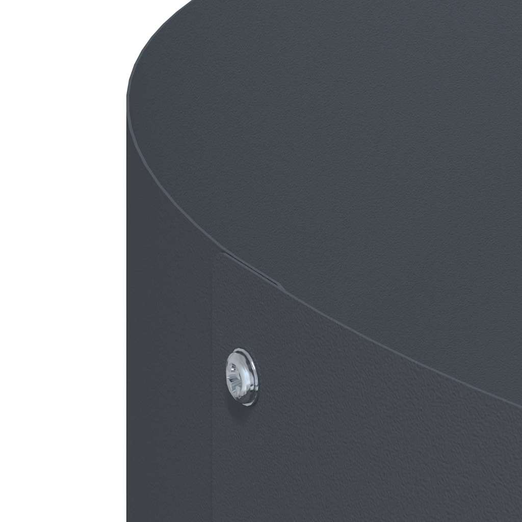 Sodo sodinukai 5 pcs Antracitas 120 x 120 x 20 cm Plienas