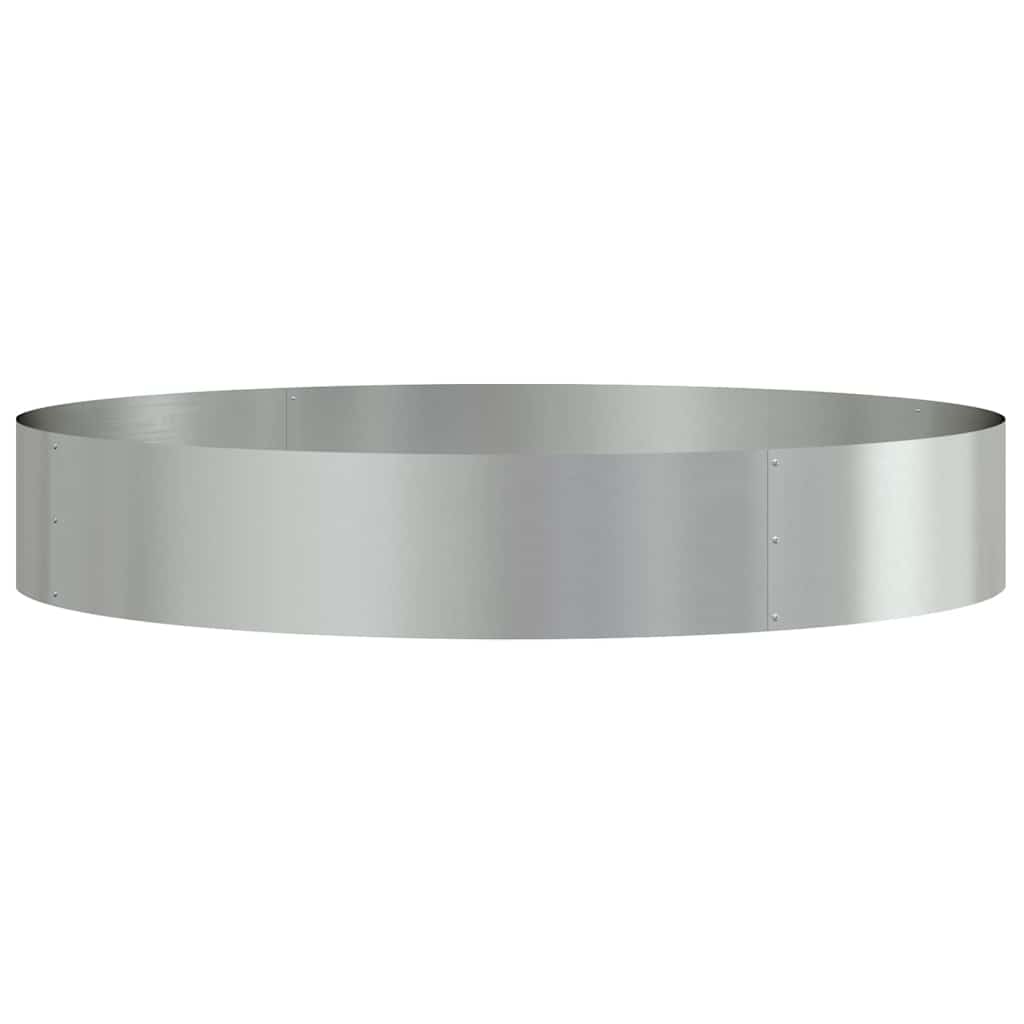 Sodo vazonas Sidabro 120 x 120 x 20 cm Galvanizuotas plienas
