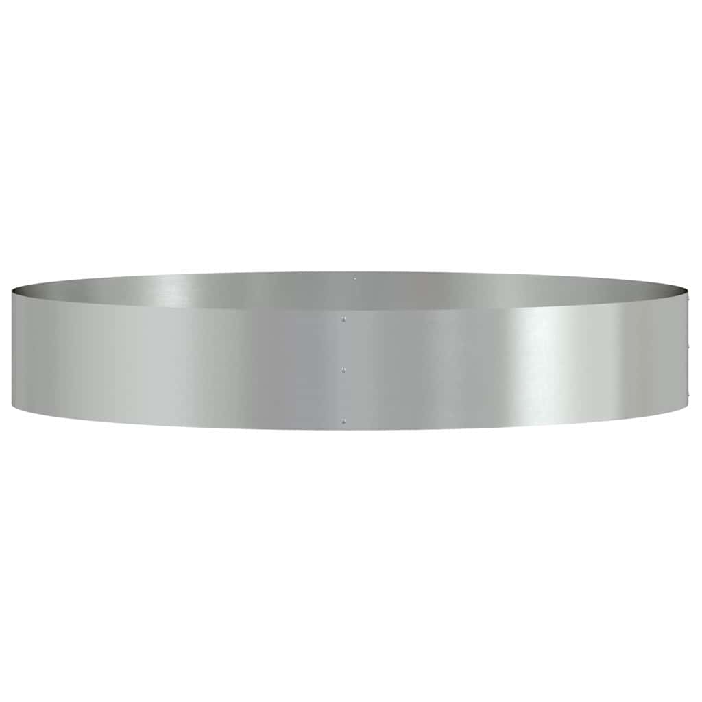 Sodo vazonas Sidabro 120 x 120 x 20 cm Galvanizuotas plienas