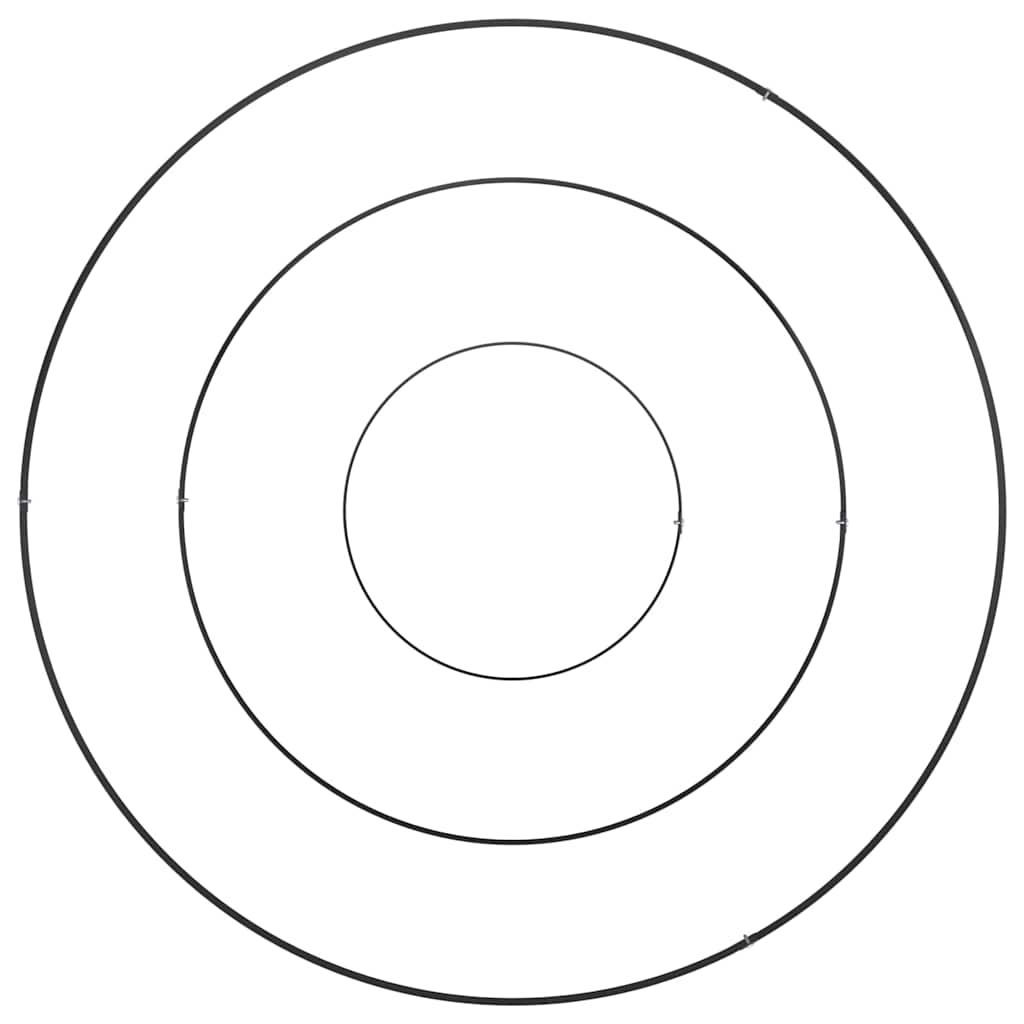 Sodo vazonas Juoda 90 x 90 x 20 cm Šaltai valcuotas plienas