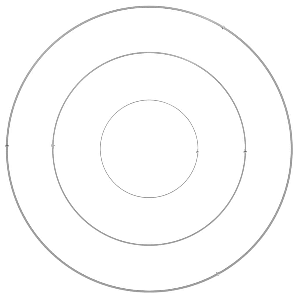 Sodo vazonas Sidabro 90 x 90 x 20 cm Nerūdijantis Plienas