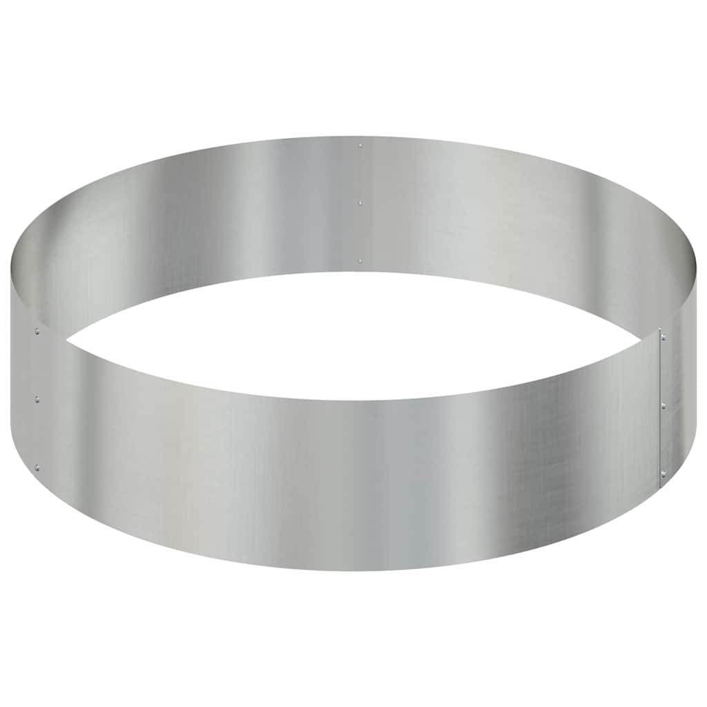 Sodo vazonas Sidabro 90 x 90 x 20 cm Cinkuota plienas