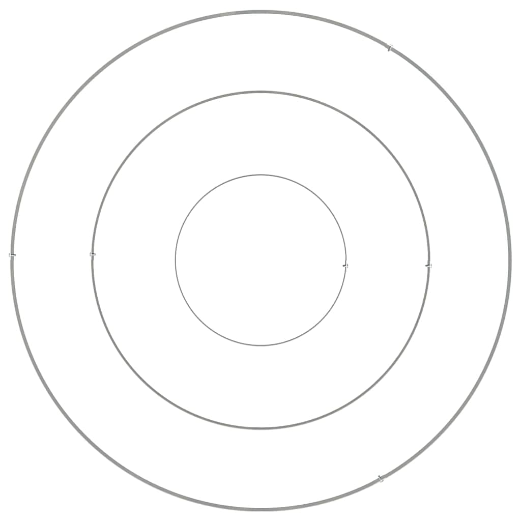 Sodo vazonas Sidabro 90 x 90 x 20 cm Cinkuota plienas