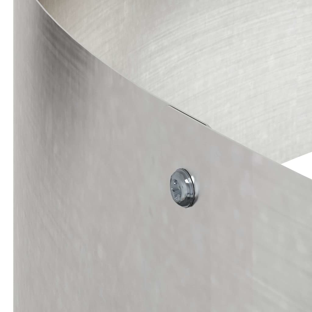 Sodo vazonas Sidabro 120 x 120 x 20 cm Nerūdijantis Plienas