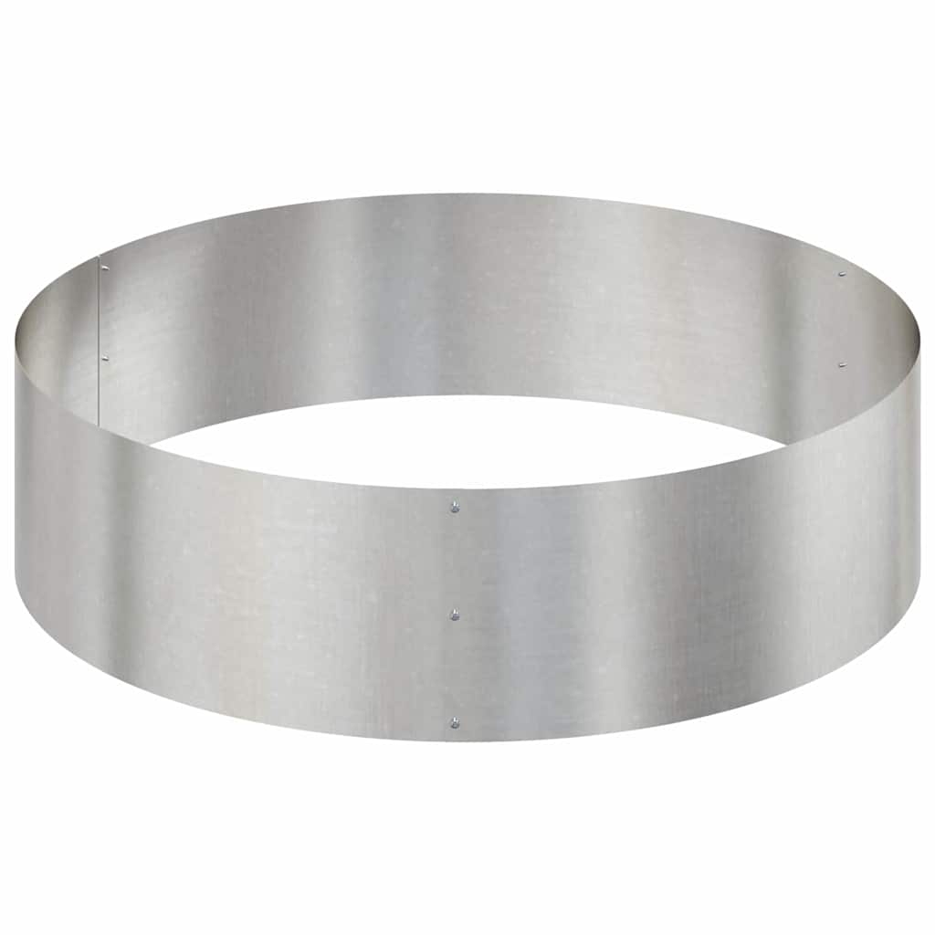 Sodo vazonas Sidabro 120 x 120 x 20 cm Nerūdijantis Plienas