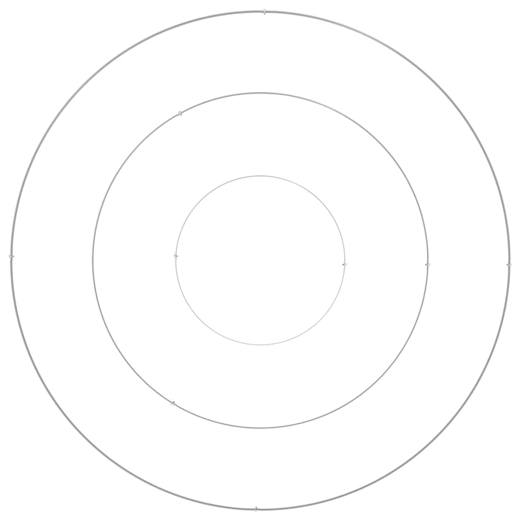 Sodo vazonas Sidabro 120 x 120 x 20 cm Nerūdijantis Plienas