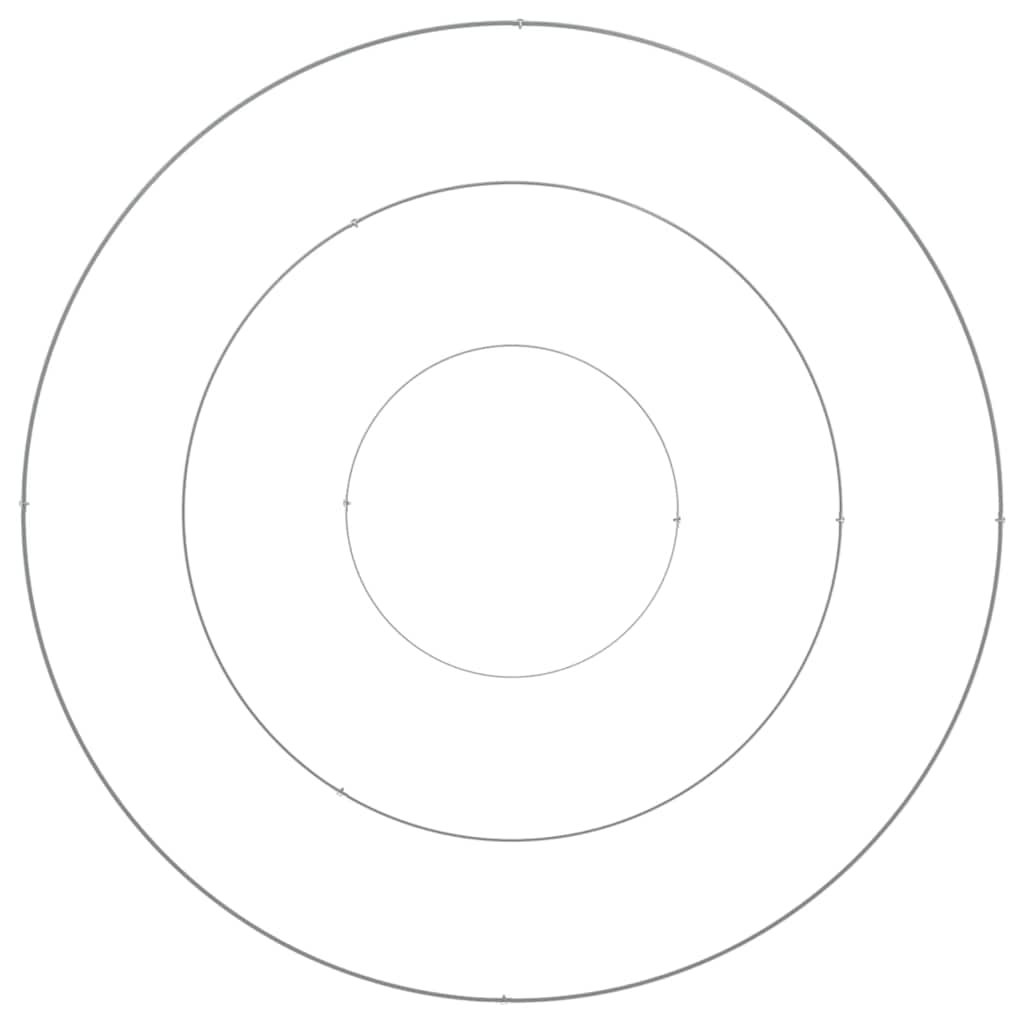 Sodo vazonas Sidabro 120 x 120 x 20 cm Cinkuota plienas