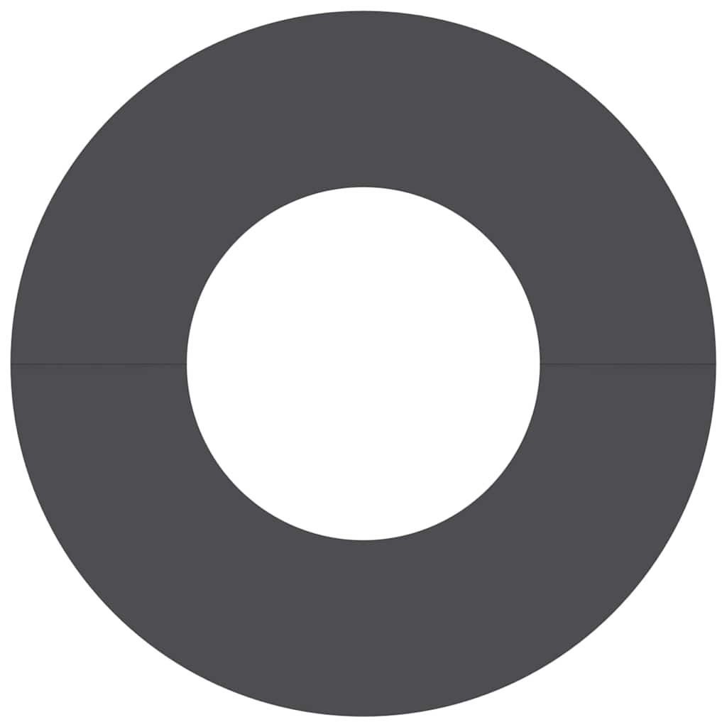 tinkamas plokščiam medžio žiedui Juoda Ø30 / 60 cm Plienas