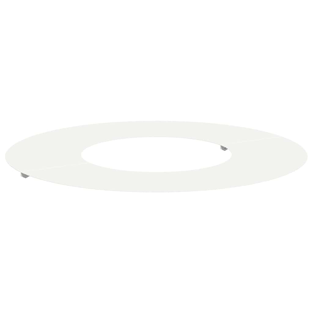 tinkamas plokščiam medžio žiedui Balta Ø30 / 60 cm Plienas