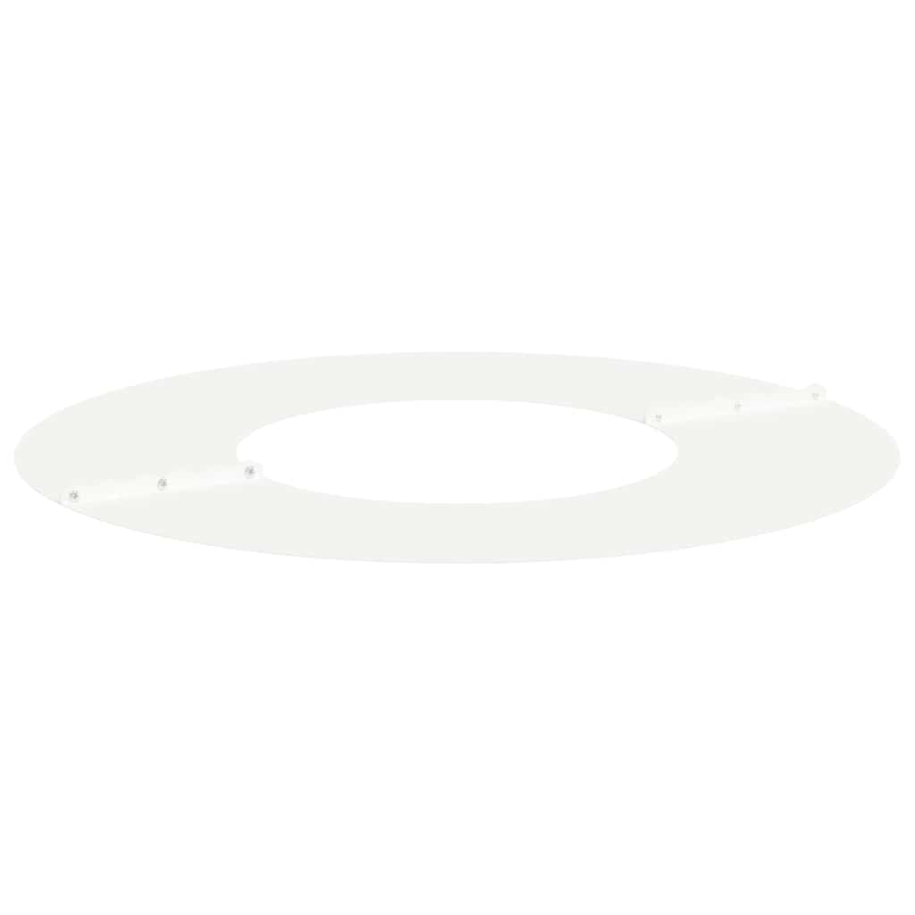 tinkamas plokščiam medžio žiedui Balta Ø30 / 60 cm Plienas