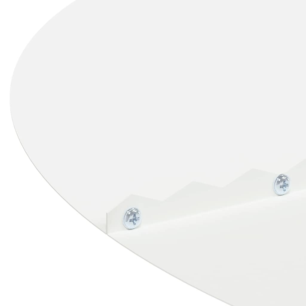 tinkamas plokštiems medžio žiedams 5 pcs Balta Ø30 / 60 cm