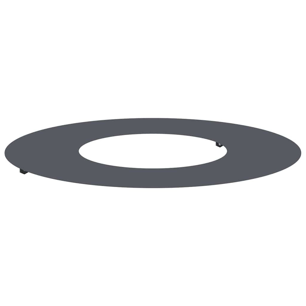 tinkamas plokščiam medžio žiedui Antracitas Ø30 / 60 cm Plienas