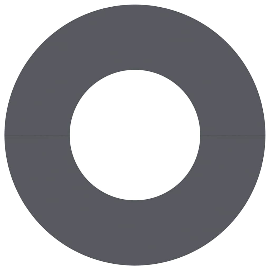 tinkamas plokštiems medžio žiedams 5 pcs Antracitas Ø30 / 60 cm