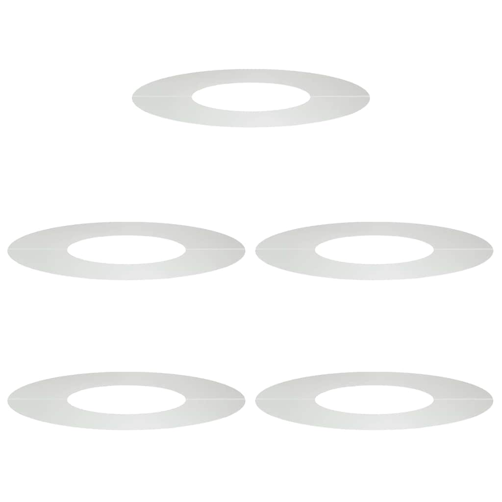 tinkamas plokštiems medžio žiedams 5 pcs Sidabro Ø30 / 60 cm