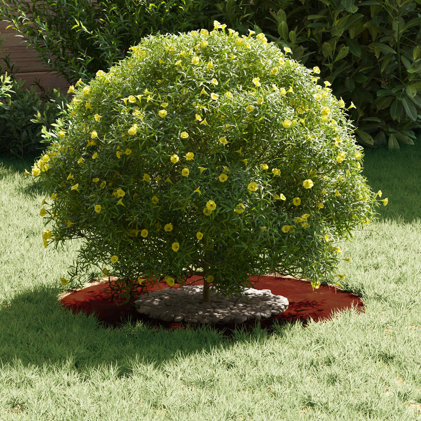 tinkamas plokščiam medžio žiedui Ruda Ø30 / 60 cm