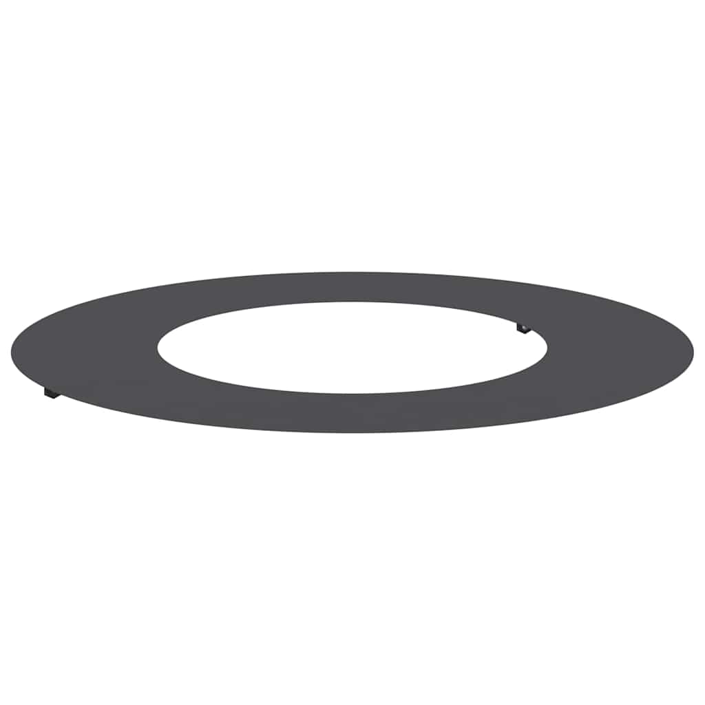 tinkamas plokščiam medžio žiedui Juoda Ø40 / 70 cm Plienas