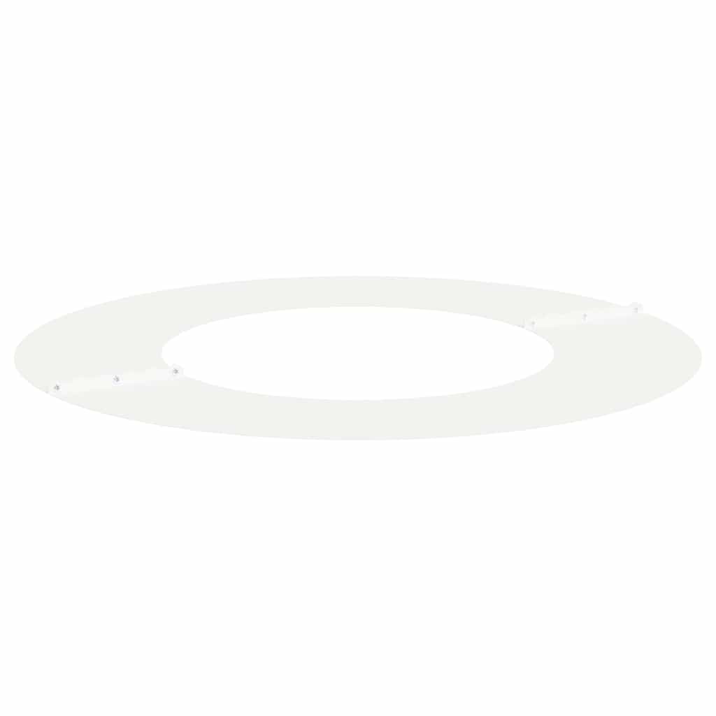 tinkamas plokštiems medžio žiedams 5 pcs Balta Ø40 / 70 cm