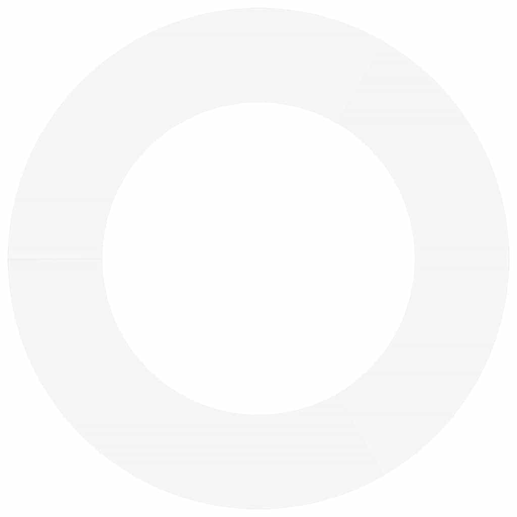 tinkamas plokščiam medžio žiedui Balta Ø50 / 80 cm Plienas
