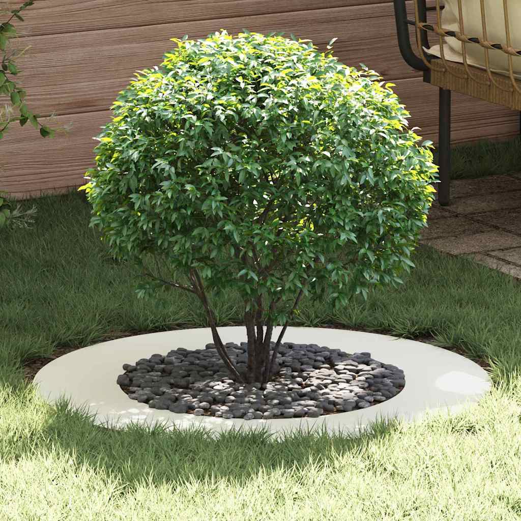 tinkamas plokštiems medžio žiedams 5 pcs Balta Ø50 / 80 cm