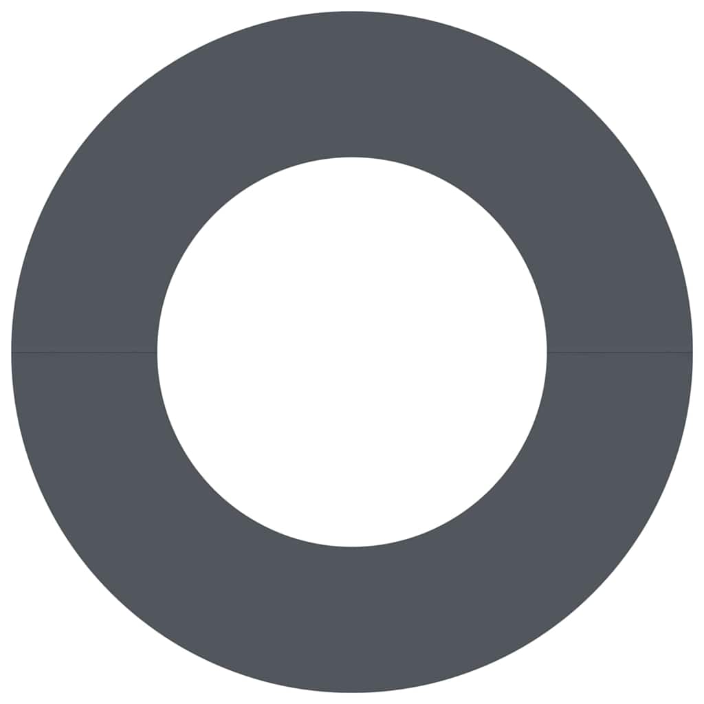 tinkamas plokštiems medžio žiedams 5 pcs Antracitas Ø50 / 80 cm