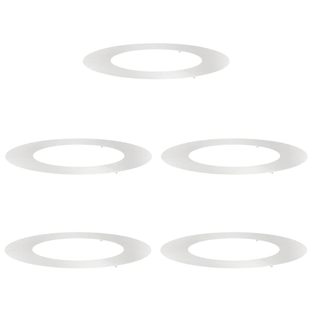 tinkamas plokštiems medžio žiedams 5 pcs Sidabro Ø50 / 80 cm