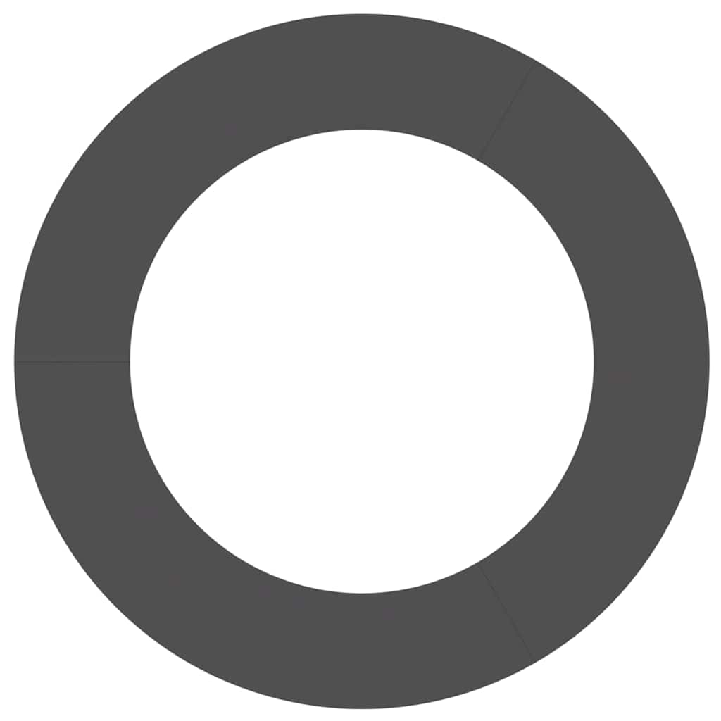 tinkamas plokščiam medžio žiedui Juoda Ø60 / 90 cm Plienas