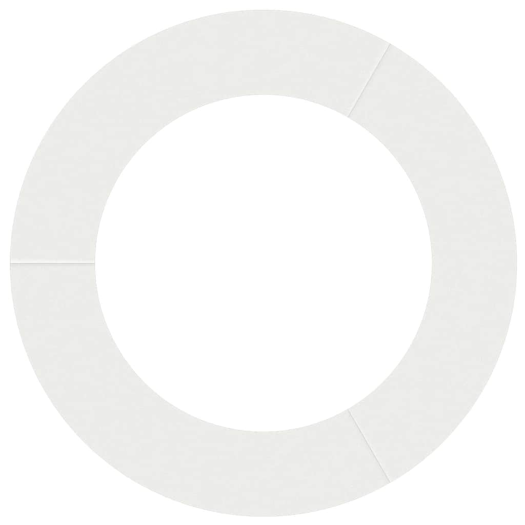 tinkamas plokštiems medžio žiedams 5 pcs Balta Ø60 / 90 cm