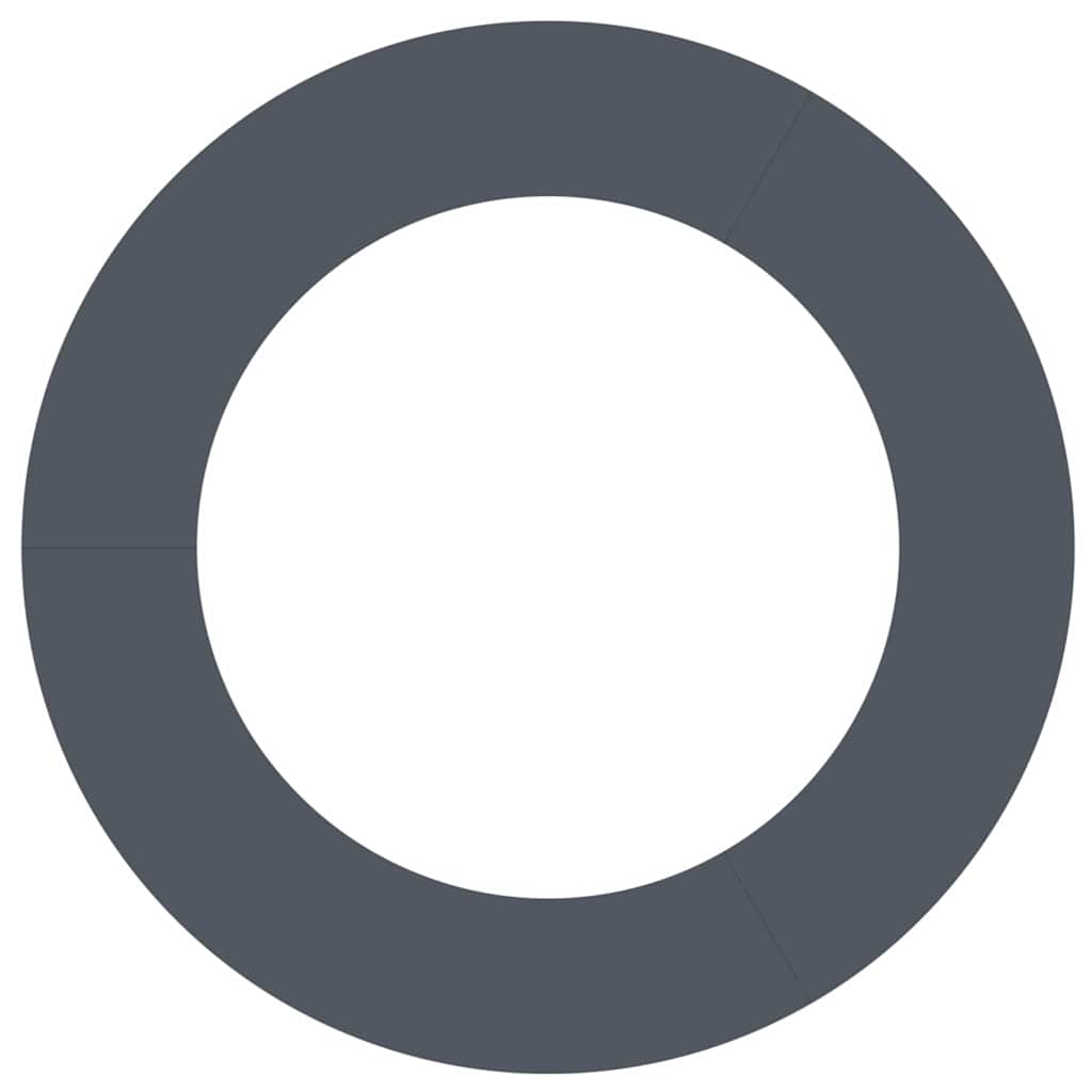 tinkamas plokščiam medžio žiedui Antracitas Ø60 / 90 cm Plienas