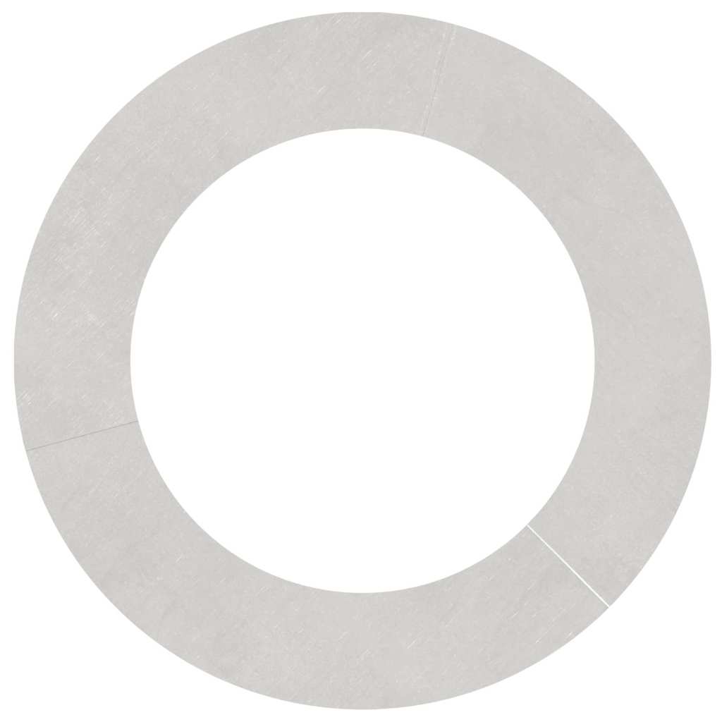 tinkamas plokščiam medžio žiedui Sidabro Ø60 / 90 cm