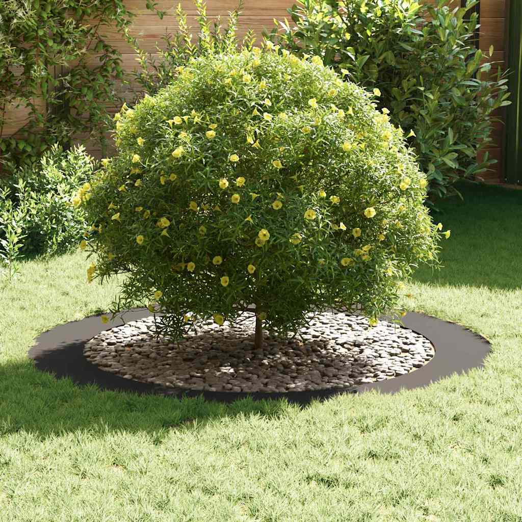 tinkamas plokštiems medžio žiedams 5 pcs Juoda Ø90 / 120 cm