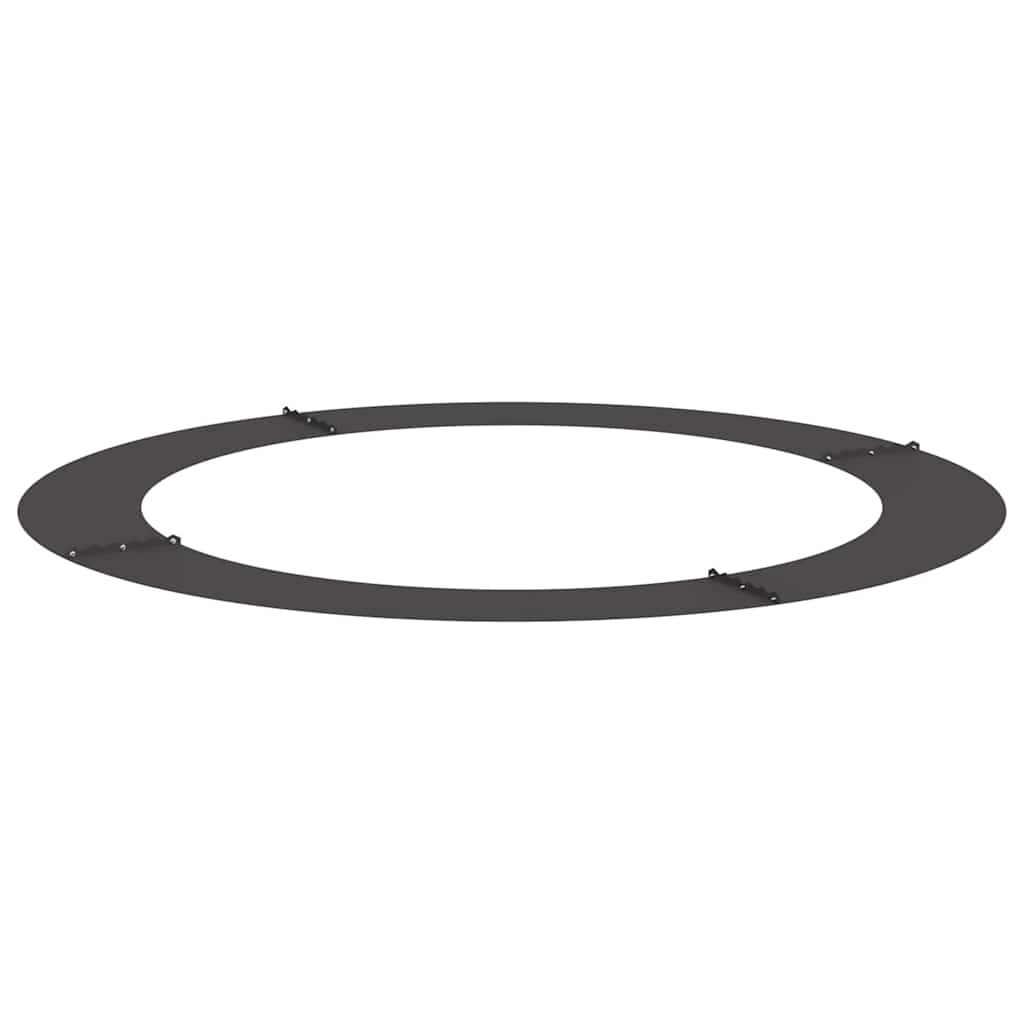 tinkamas plokštiems medžio žiedams 5 pcs Juoda Ø90 / 120 cm